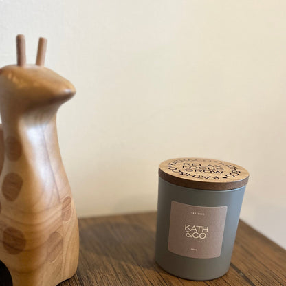 Wooden Candle Lid - RELAX | FOCUS | GROW